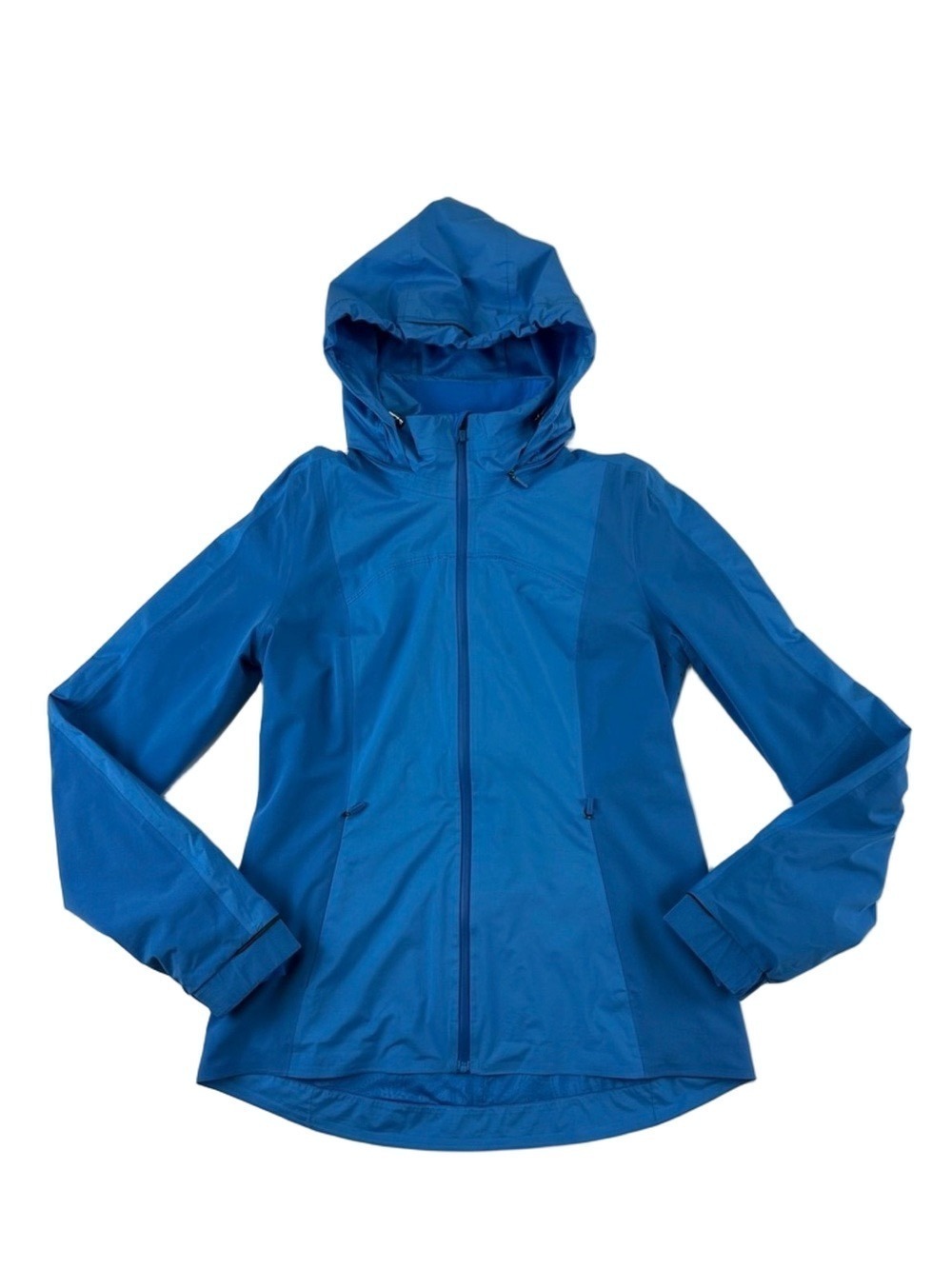 Lululemon Raindrop jacket Womens Size 8 Water Resistant Gorpcore Travel blue